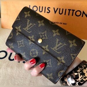 Louis Vuitton Vintage Monogram Trifold Wallet